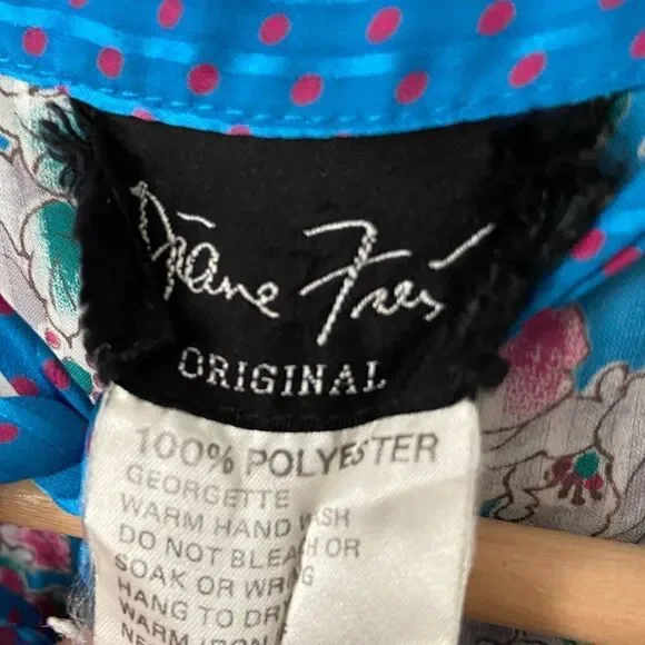 Vintage Designer Diane Freis Floral Maxi Dress - Picture 11 of 11